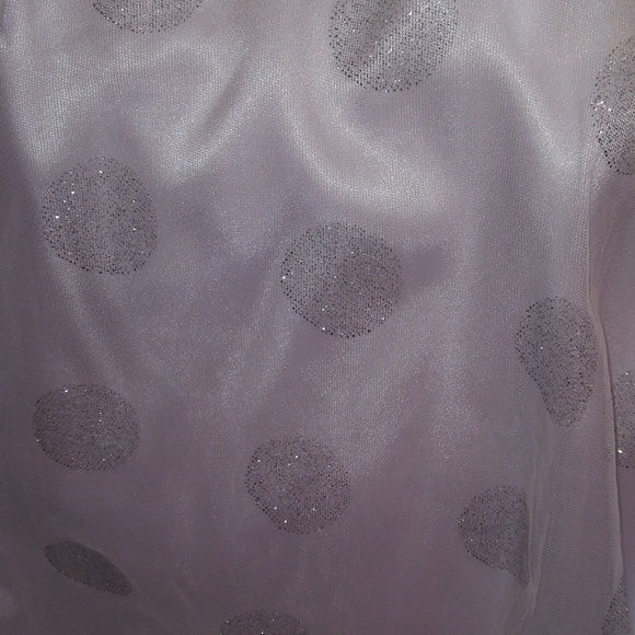 🔥PRICE DROP🔥skirt w/silver glittery dots - Picture 2 of 6